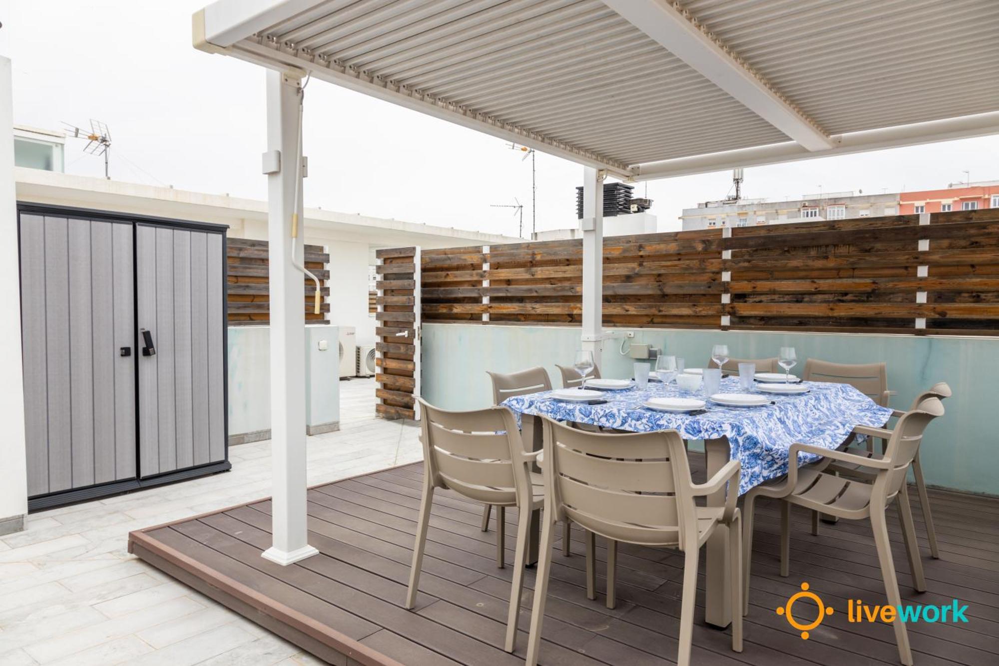 Ferienwohnung Mirador De La Vina Free Parking By Livework Cádiz Exterior foto